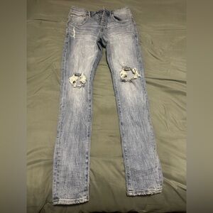 Purple Brand Men's Slim Fit Distressed Jeans